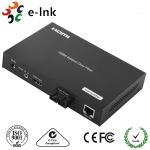 1 Channel HDMI Over Fiber Optic Extender 8 Watt With 1 Channel 10 / 100M