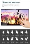 350cd/M2 Wall Mounted Touch Screen Kiosk 1920 X 1080 Resolution 50 Inch