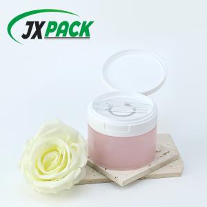 Custom PP Cosmetic Cream Jar with Flip Top Lid
