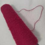 1.5cm High Density Feather Yarn Imitation Mink Yarn For Knitting Socks,Sweaters