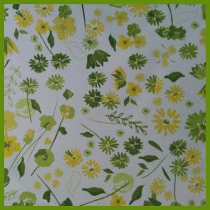 China Freshness spring style printed flower table decration cloth made by BSCI audit supplier factory