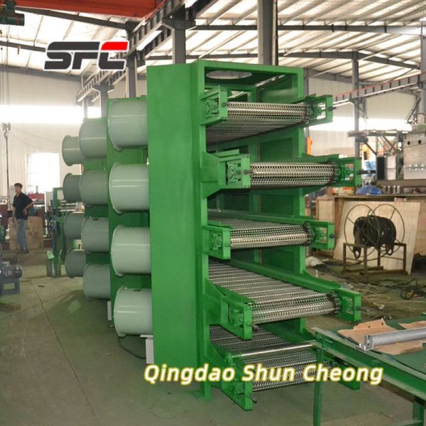 Sheet cooling machine industrial view