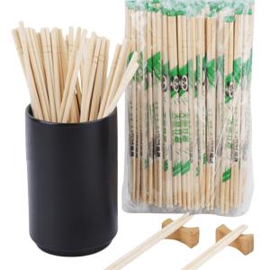 Eco-Friendly Biodegradable Bamboo Round Chopsticks for Disposable Dining