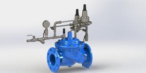 China Nylon Reinforcement Diaphragm Surge Anticipating Valve Anti Water Hammer factory