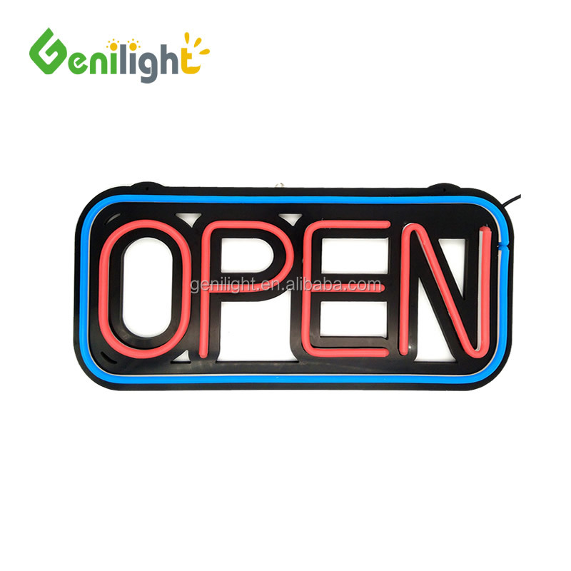 12V Input Voltage Genilight ABS Facial Sign Neon Silicone Sign 48*25cm for ABS Material
