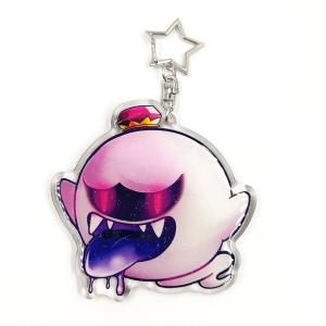 China Custom Clear Double Printing Epoxy Acrylic Charms Keychains with Glitter factory
