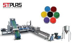China Mother and baby extruder plastic pelletizing machine for PP PE material factory