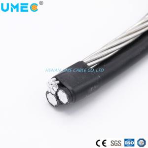China Aluminum Conductor Duplex Service Drop Cable XLPE PE PVC Insulated Overhead 4X70mm2 50mm2 factory