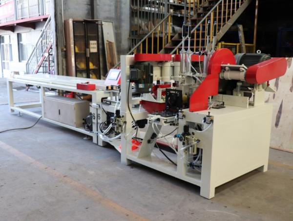 Automatic Foot Block Machine, Foot Pier Machine, Wooden Pallet Block Nailing