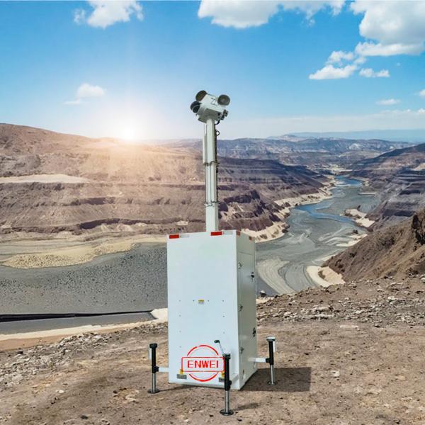 Portable Security CCTV Tower Cube Surveillance Unit With 360° PTZ Camera For Sporting Events