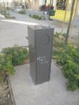 Mild Steel Outside Outdoor Recycling Bins With 4 Compartments Sustainable