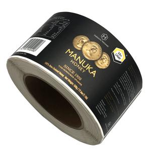 Cosmetic Label Design Custom Roll Labels Bopp Polypropylene