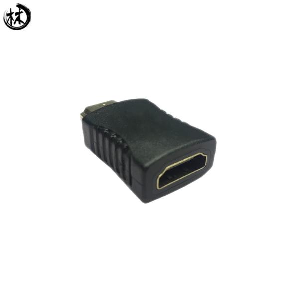HDTV Female to male adapter,HDTV/F to HDTV/M with golden plate,180 degrees HDTV adapter