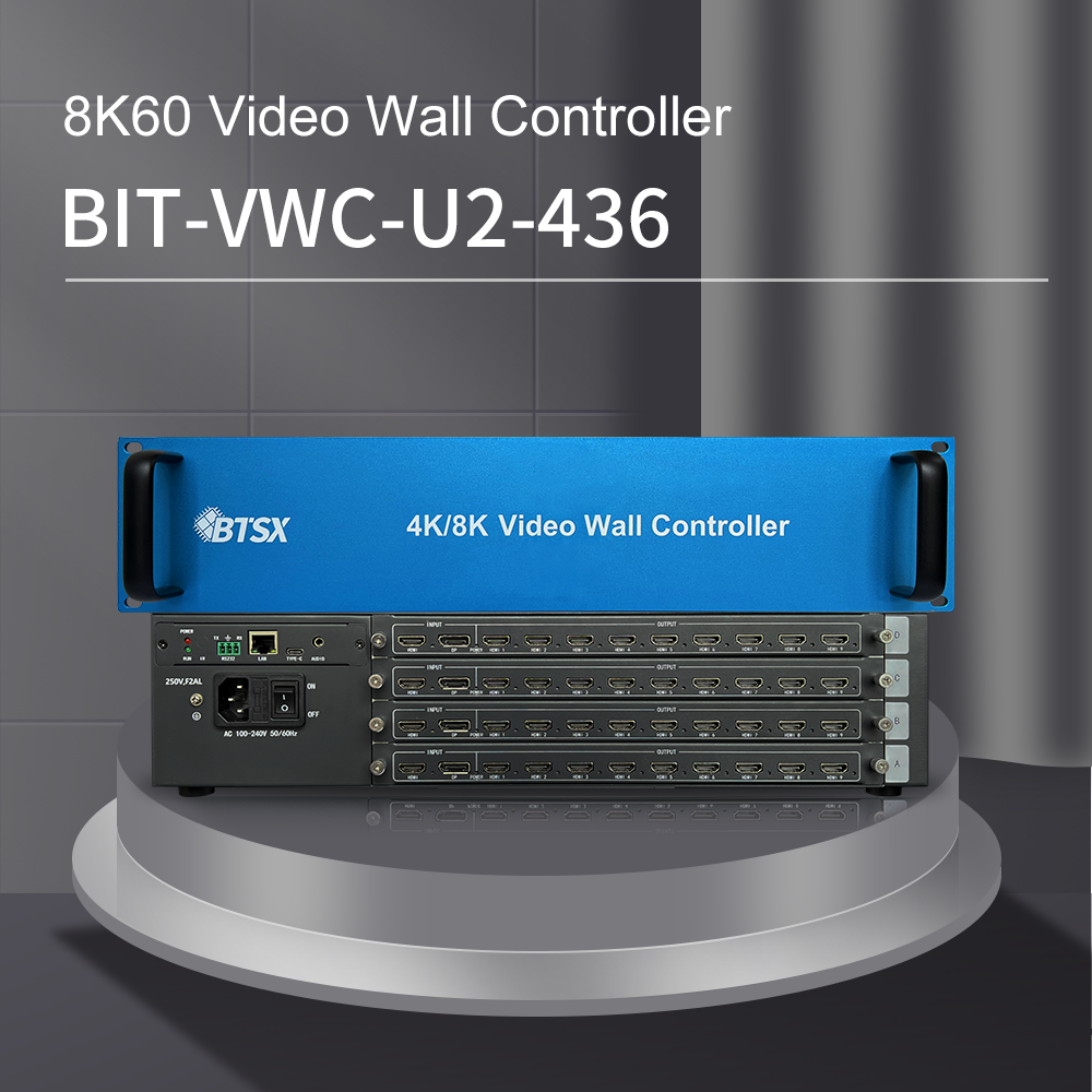China 4K 8K Video Wall Controller with 4 4K60 HDMI/DP Input 36 1080P60 HDMI Output and 4X9 5X7 6X6 Video Wall Multi-Screen Display Controller on sale