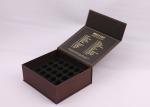 Top Flap Lid 1500gsm Cardboard Packaging Boxes With Hot Stamped Logo