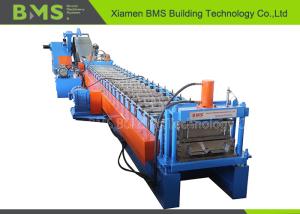 China Hydraulic Cutting Custom Roll Forming Machine For Soundproof Walls / Back Panel Metal Roof factory
