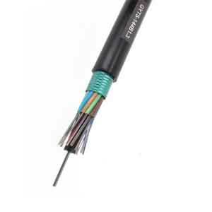 China 144 core Outdoor Fiber Optic Cable Single Mode G652D Armoured GYTS factory