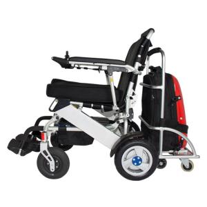 China Ultralight Foldable Lithium Ion Battery Powered Wheelchair factory