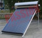 Simple Structure Heat Pipe Solar Water Heater With Copper Heat Tube 6 Bar