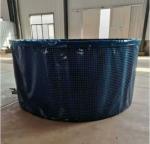 Non - Toxic Steel Mesh Pvc Collapsible Water Tank Portable Fish Pond For Farm