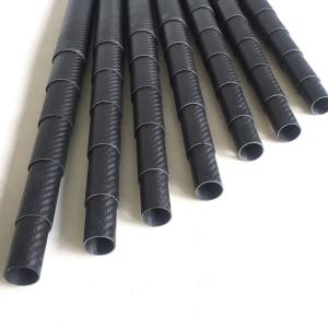 China Light Weight 54FT 100% Carbon Fiber Telescopic Pole For Window Cleaning factory