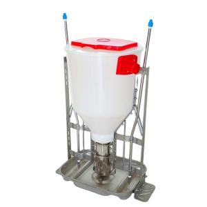 China Husbandry Livestock Feeding Equipment Plastic Piglet Feed Trough 80L 100L factory