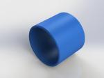 Split Plain Bearing Elastomeric Polymer Alloy Water Lubricated Bushing Alloy