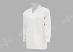 White Food Shirt Long Sleeve Protective Work Clothing Highly Comfortable