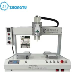 Desktop Dispensing Machine with LCD Display , Automatic Silicon Glue Fluid
