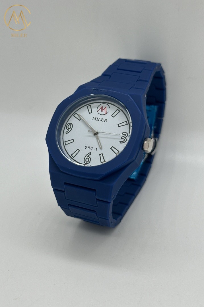 Newest Fashion Custom Logo Quartz Movement Rubber Strap Colourful Cartoon Wrist Watch