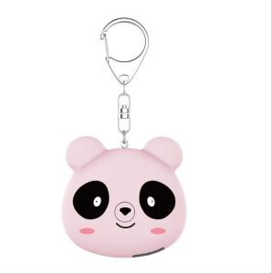 China Panda Personal Keychain Alarm Bluetooth Rechargeable USB Pink White Blue factory