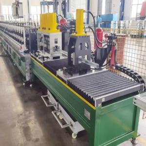 China Electric Door Window Roll Forming Machine , Metal U Channel Guide Rail Making Machine factory