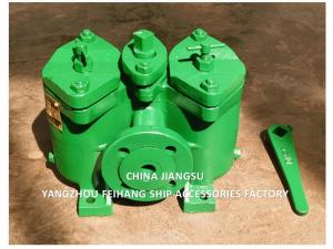 China Duplex Oil Strainer Model A25-0.40/0.22 Cb/T425-94 Duplex Oil Filter For Lube Oil Pump Suction Filter factory