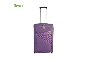 China Retractable Handles ODM 600D Polyester Soft Sided Luggage factory