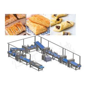 Automatic Commercial Croissant Dough Sheeter Croissant Production Line