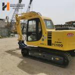 0.48m3 Bucket Capacity Used Komatsu PC100 Excavator 10000KG Machine Weight