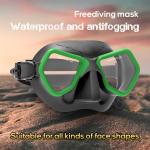 ZMZ Anti-Fog Swimming Goggles Diving Mask and Snorkel Set for Men Women