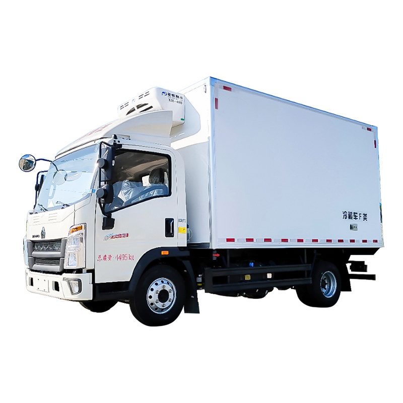 China SINOTRUK HOWO Refrigerated Delivery Truck for Perishable Food 11-20T Capacity Box Dimensions L x W x H mm 4100*2100*2100 factory