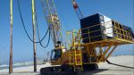 Top Feed Electric Vibroflot Equipment Deep Foundation Construction 75W - 260W