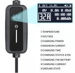 3.5kw 7kw 8.8kw 40A Tesla Ev Charger AV Portable Mobile Electric Car Charger
