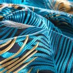 Adult 100% Polyester Scarves Hotel Bed Runner Woven Label