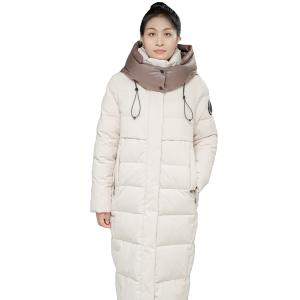 China FODARLLOY 2022 Women's Hooded Warm Winter Thicken Fleece SS Collection Long Coats factory
