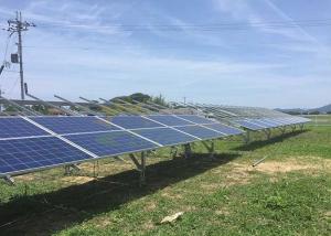 China 12 Years Warranty Adjustable Ground Mount Solar Rack AL6005-T5 factory