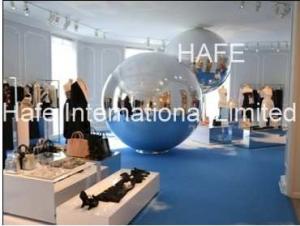 China Green Color 12ft Inflatable Mirror Balloon For Environmental Protection Products Press Conference factory