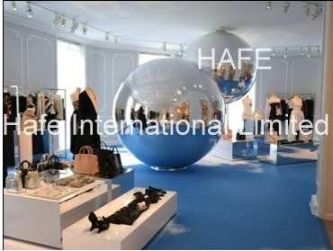 Green Color 12ft Inflatable Mirror Balloon For Environmental Protection Products
