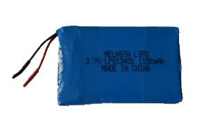 China GPS Navigator Lithium Polymer Battery Pack 1150mAh 3.7V factory