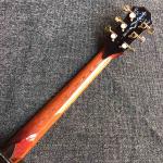 Custom All Solid KOA Wood Acoustic Electric Guitar Real Abalone Binding Ebony