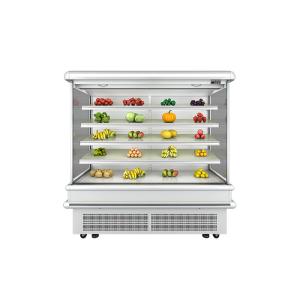 Large Volume Supermarket Multideck Open Chiller For Beverage Display 1420L