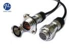 Heavy Duty 7 Pin Trailer Rear Backup Camera Cable For Video Audio Camera Signal