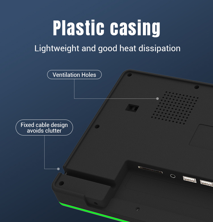10.1 Inch Android Meeting Room Tablet with LED Light Bar Wall Mount